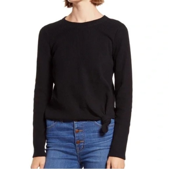Madewell Elwood Knot Long Sleeve - Picture 1 of 4
